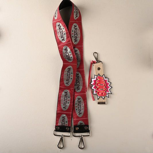 Red Arizona Bag Sling with Boom Charm