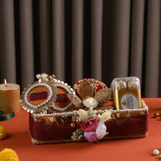 Jute Basket – Shubh Labh & Ferrero