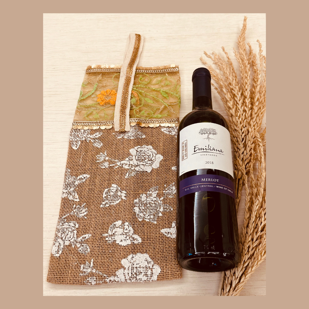 Wine Bottle Bag - Set of 3