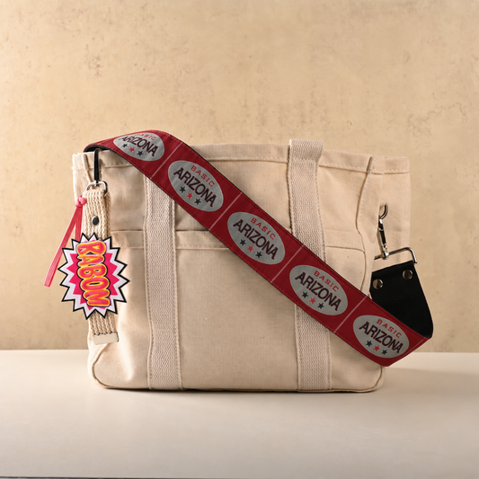 Red Arizona Bag Sling with Boom Charm