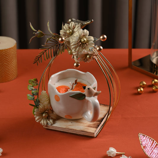 Bird Arch Cup Candle