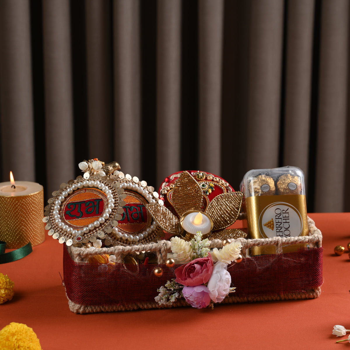 Jute Basket – Shubh Labh & Ferrero