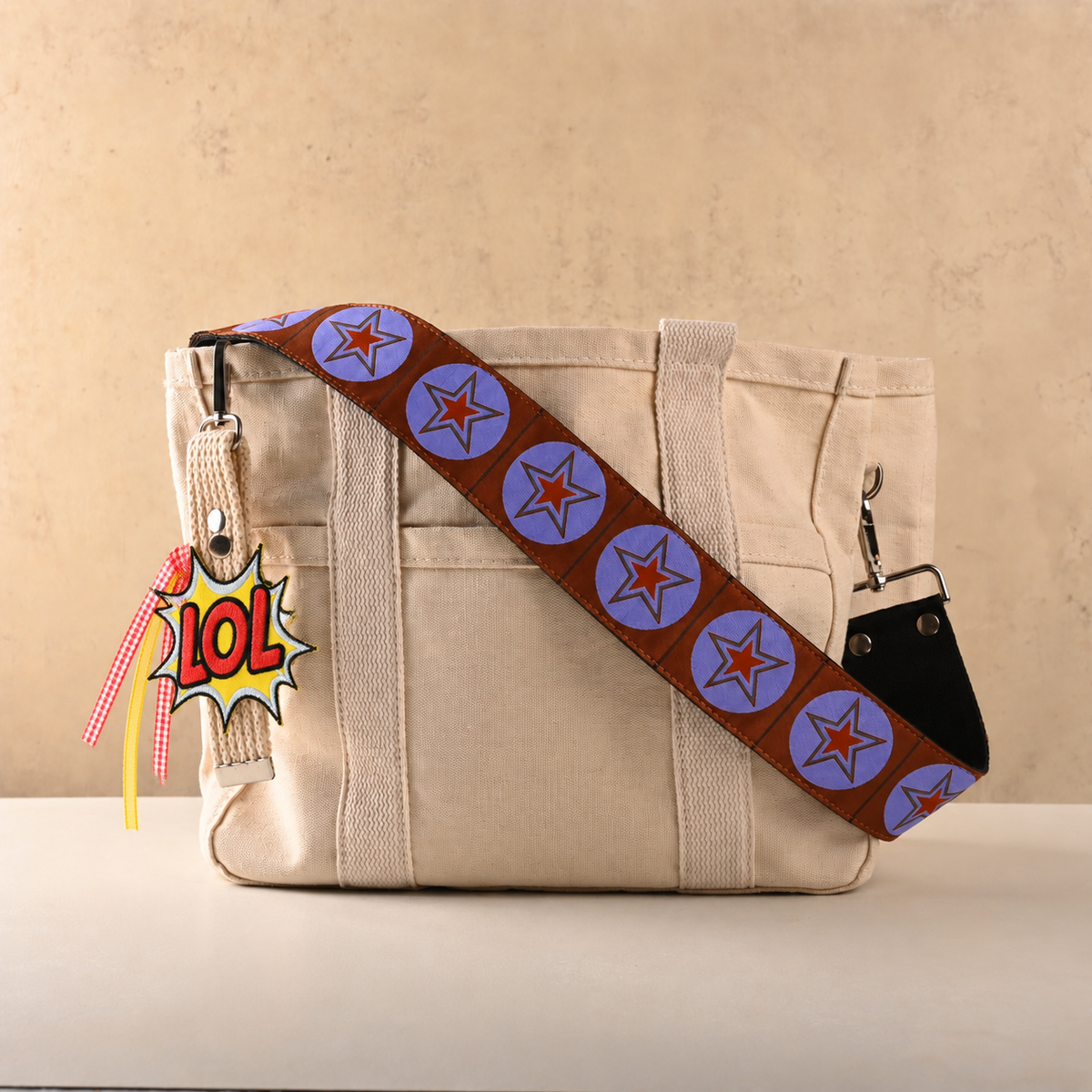Cocoa Lilac Star Bag Sling with LOL Charm