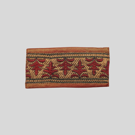 Stitched Elegant Embroidered Fabric Envelope - Set of 2