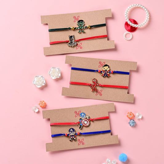Super Hero Kids Rakhi Combo 1